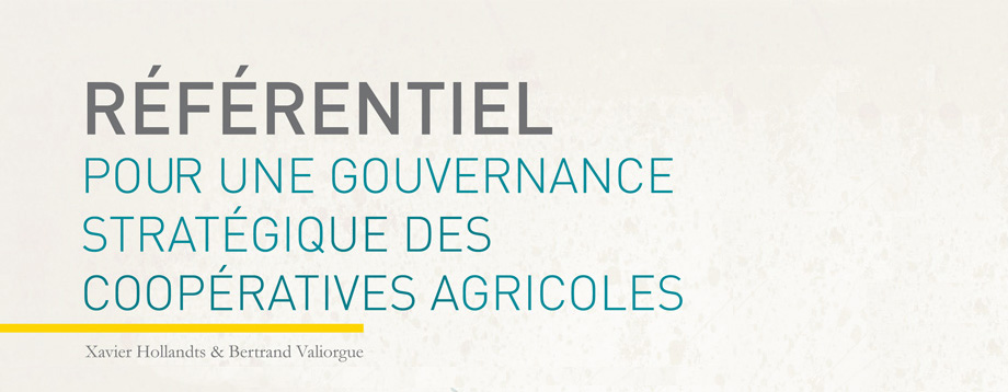 Referentiel gouvernance coopératives agricoles